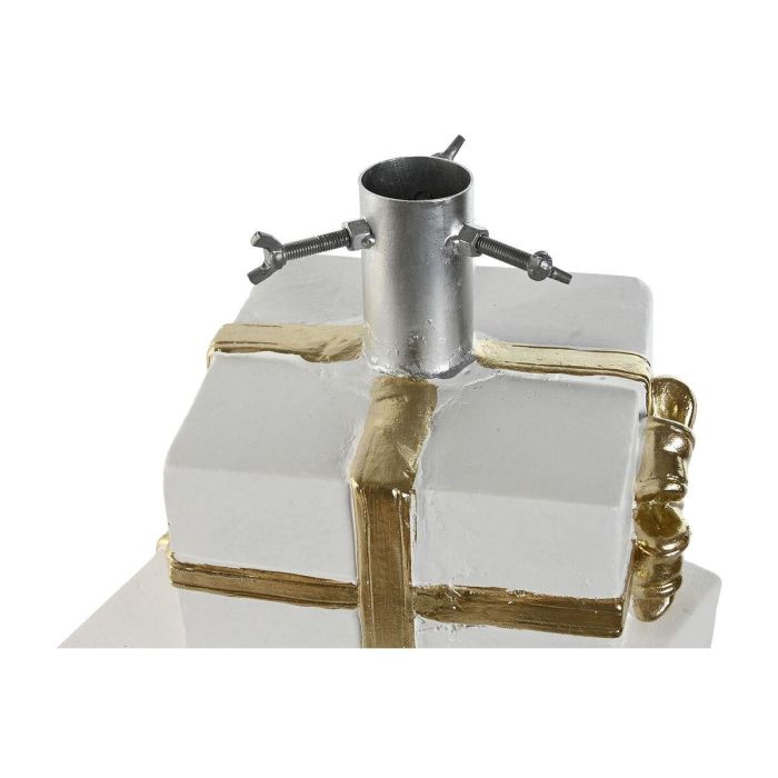 Base Arbol Navidad Moderna DKD Home Decor Blanco Dorado 26 x 48 x 28 cm 3 Base Arbol Navidad Moderna DKD Home Decor Blanco Dorado 26 x 48 x 28 cm 3