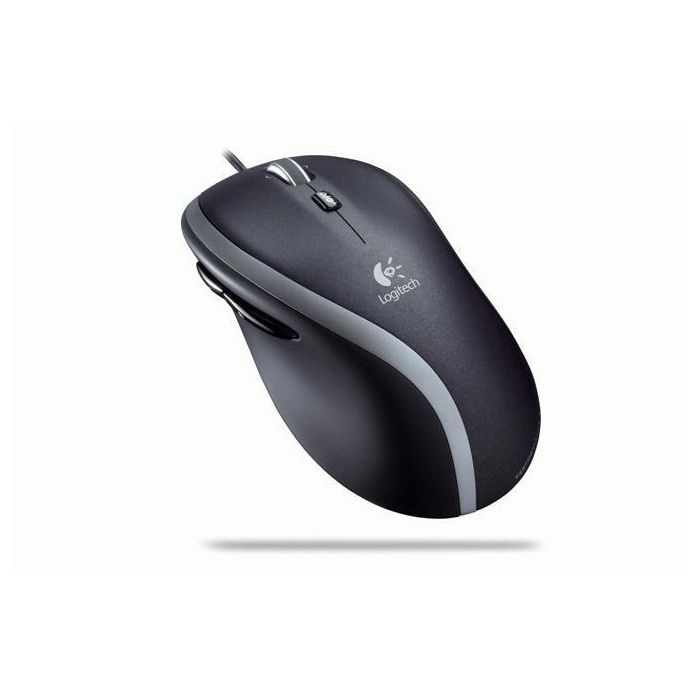 Logitech M500S Ratón con Cable USB Type-A - Desplazamiento Ultrarrápido, Precisión Láser 1000 dpi, Agarre Suave 3