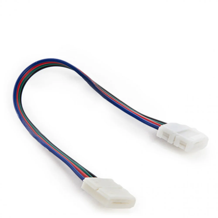 Conector Tira LED SMD5050 10mm RGB 4 Vías Doble 12/24VDC