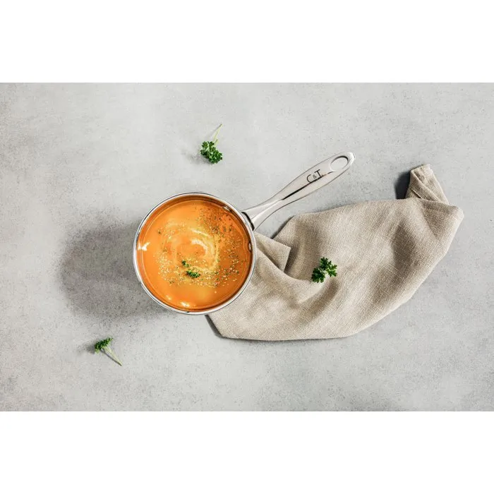 Cosy & Trendy COS5400586934747 Cacerola Acero Inoxidable Ø14 cm 1,08 L Apta Inducción 2