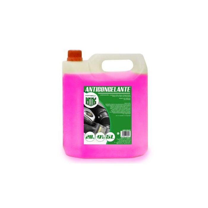 Anticongelante Motorkit -9º 20% Rosa (5 L) 2