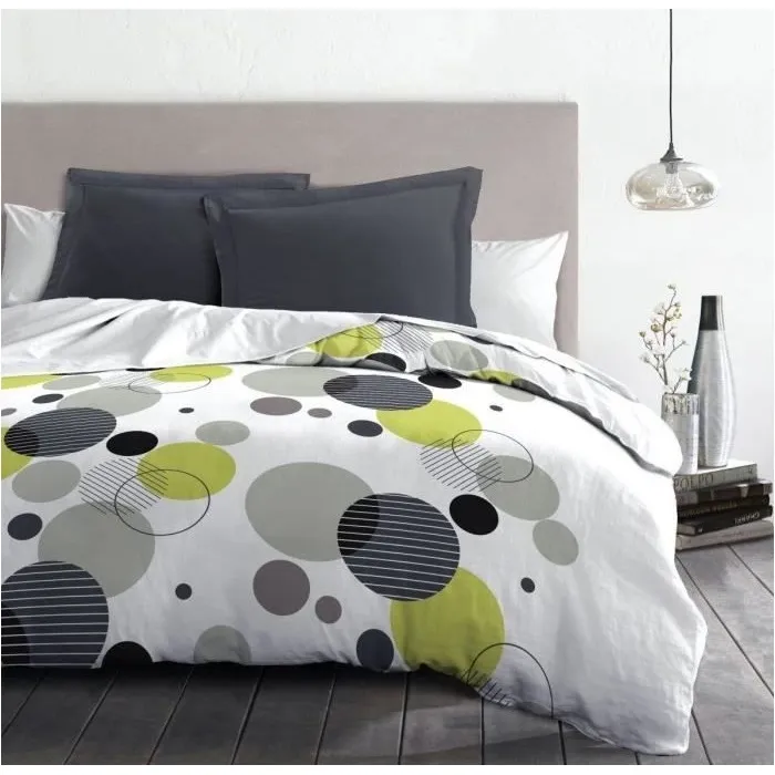 Home Linge Passion HOM3701393716895 Juego de cama de microfibra Bulle de rêve - Gris - Funda nórdica 220 x 240 cm + 2 fundas de almohada 63 x 63 cm 3 Home Linge Passion HOM3701393716895 Juego de cama de microfibra Bulle de rêve - Gris - Funda nórdica 220 x 240 cm + 2 fundas de almohada 63 x 63 cm 3
