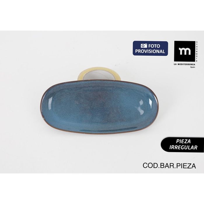 La Mediterranea Fuente Oval Morell 26.2 x 11.7 x 2.4 cm (24 Unidades)