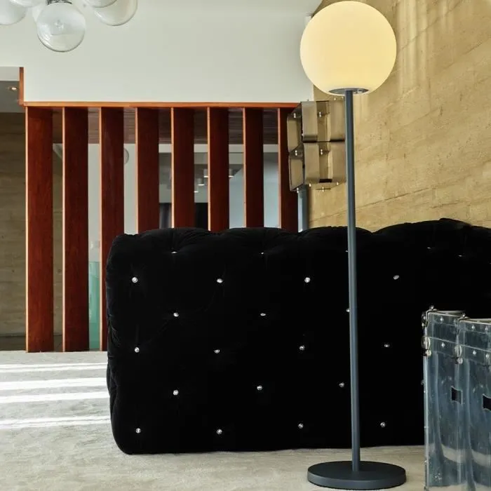 Lumisky LUNY TALL Lámpara de Pie Luminosa Al. 150 cm Base Metálica Diseño Escandinavo LED Blanco Cálido y Blanco Regulable 1