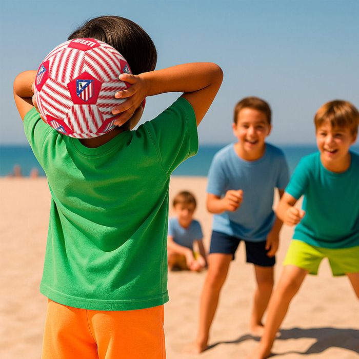 Balón de Fútbol Playa Atlético Madrid Talla 5 (12 Unidades) 5