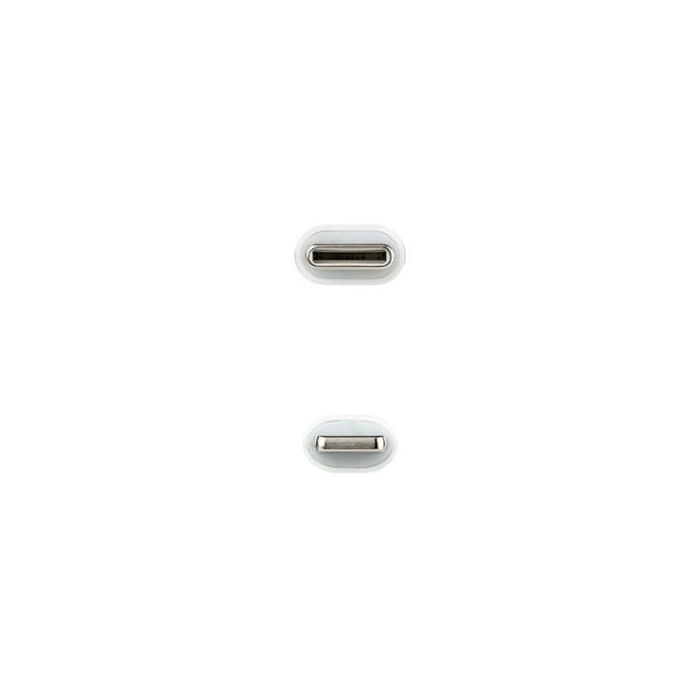 Cable de Datos/Carga con USB NANOCABLE 10.10.0600 50 cm Blanco (1 unidad) 2