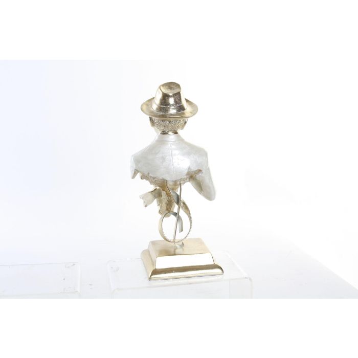 Figura Tradicional DKD Home Decor Dorado Blanco 17 x 36 x 21.5 cm (2 Unidades) 3