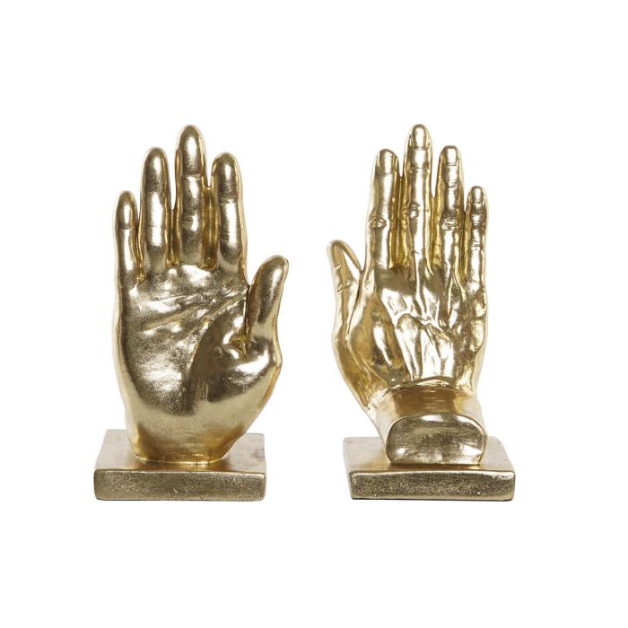 Sujetalibros Moderno DKD Home Decor Dorado 10 x 22 x 24 cm Set de 2 2 Sujetalibros Moderno DKD Home Decor Dorado 10 x 22 x 24 cm Set de 2 2