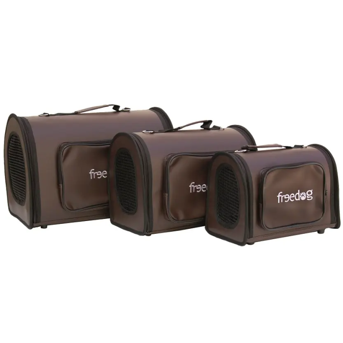 Freedog Transportin Dark Talla S Marron - Negro