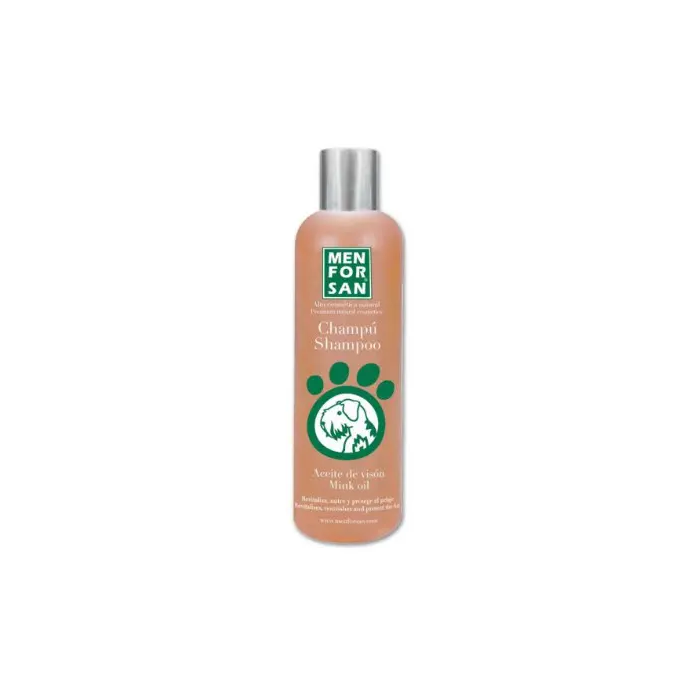 Champú para mascotas Menforsan Perro Aceite de visón 300 ml