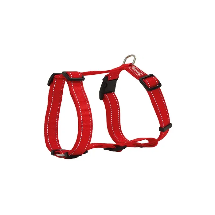 Freedog Arnés Nylon Reflect Rojo 15 mm X 30-50 cm