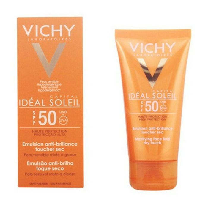 Vichy Capital Soleil Émulsion Protectrice Visage Spf50 50 mL Vichy Capital Soleil Émulsion Protectrice Visage Spf50 50 mL