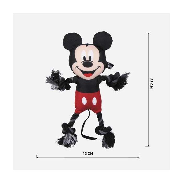 Cerdá Cuerda Dental Mickey para Perro | Juguete de Higiene Bucal para Masticar y Limpiar Dientes | Color Negro | Dimensiones 15x6x28 cm 4 Cerdá Cuerda Dental Mickey para Perro | Juguete de Higiene Bucal para Masticar y Limpiar Dientes | Color Negro | Dimensiones 15x6x28 cm 4