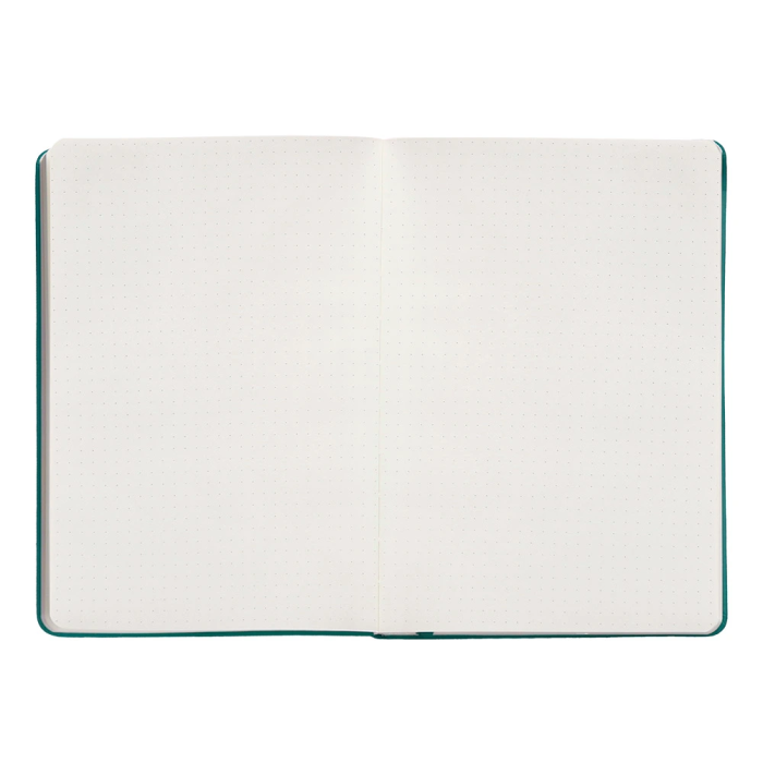Antartik Cuaderno A5 Tapa Dura Hojas Puntos Verde Aguamarina 100 Hojas 80gr FSC 7