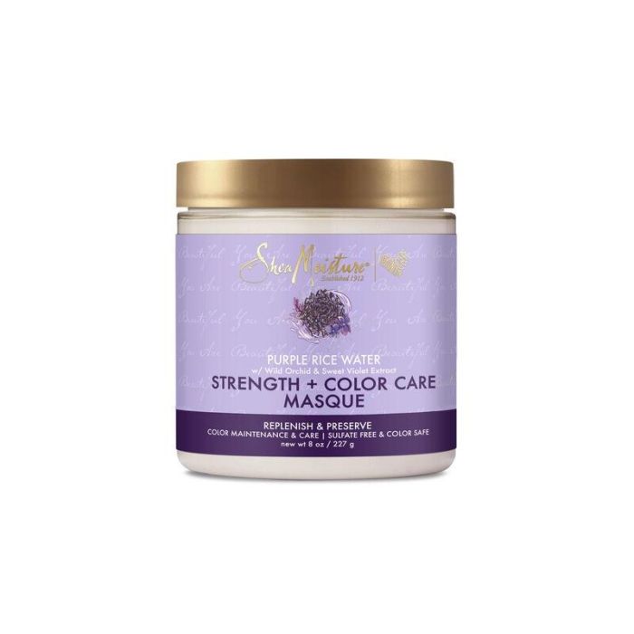 Shea Moisture Purple Rice Water Strength + Color Care Masque 227g Shea Moisture Purple Rice Water Strength + Color Care Masque 227g