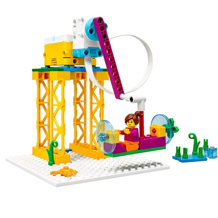 LEGO Education SPIKE Essential Set de 449 Piezas para Aprendizaje STEAM, 4 Minifiguras, Hub Inteligente, Motores, Sensor de Color y Caja de Almacenamiento LEGO Education SPIKE Essential Set de 449 Piezas para Aprendizaje STEAM, 4 Minifiguras, Hub Inteligente, Motores, Sensor de Color y Caja de Almacenamiento