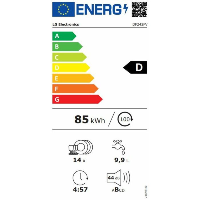 Lavavajillas LG DF243FV 60 cm 2