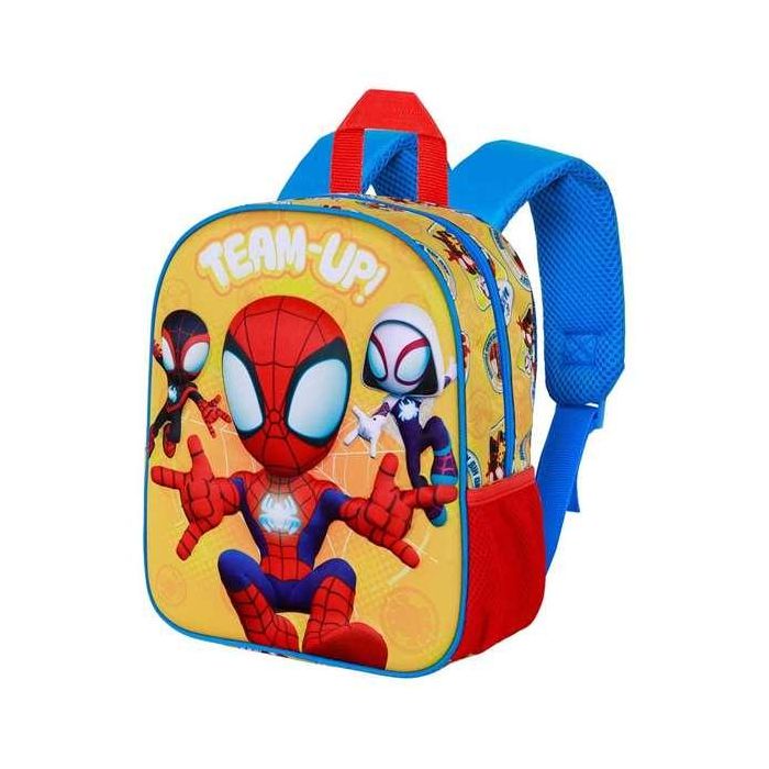 Karactermania Mochila 3D Elite Spiderman Team-up 26 x11 x31 cm Poliéster/EVA Amarillo 1 Karactermania Mochila 3D Elite Spiderman Team-up 26 x11 x31 cm Poliéster/EVA Amarillo 1