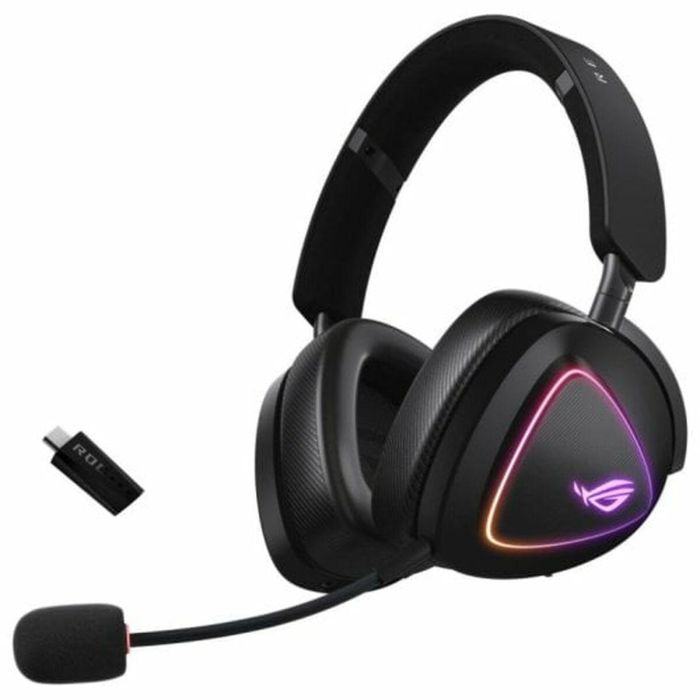 ASUS ROG DELTA II Auriculares Inalámbrico y alámbrico Diadema Juego USB Tipo C Bluetooth Negro