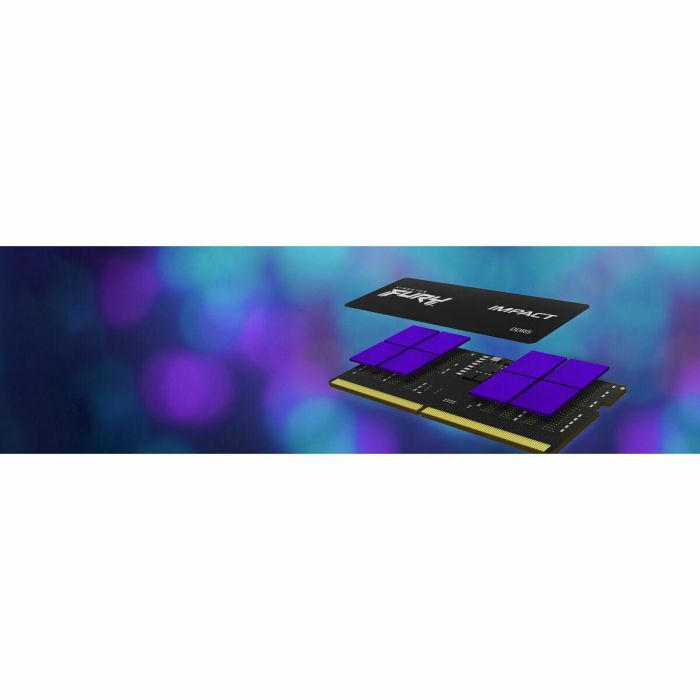 Kingston KIN1686101017997 FURY Impact DDR5 Kit 32 GB (2x16GB) SO-DIMM 262-pin 5600 MHz / PC5-44800 Memoria 30 Kingston KIN1686101017997 FURY Impact DDR5 Kit 32 GB (2x16GB) SO-DIMM 262-pin 5600 MHz / PC5-44800 Memoria 30