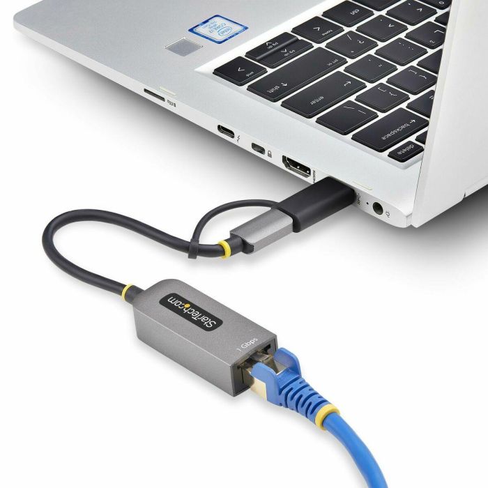 Cable USB Startech C21GA-USB-ETHERNET Gris 3 Cable USB Startech C21GA-USB-ETHERNET Gris 3