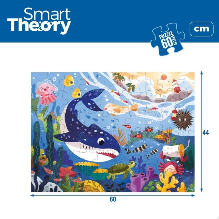 Puzzle Infantil Colorbaby Sea Animals 60 Piezas 60 x 44 cm (6 Unidades) 5