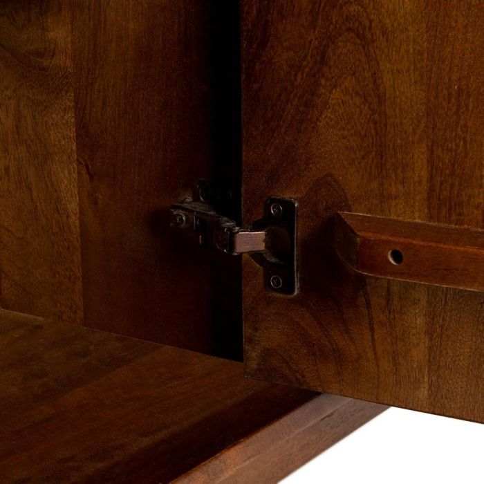 Alacena Marrón Madera de Mango Salón 150 X 50 X 195 cm