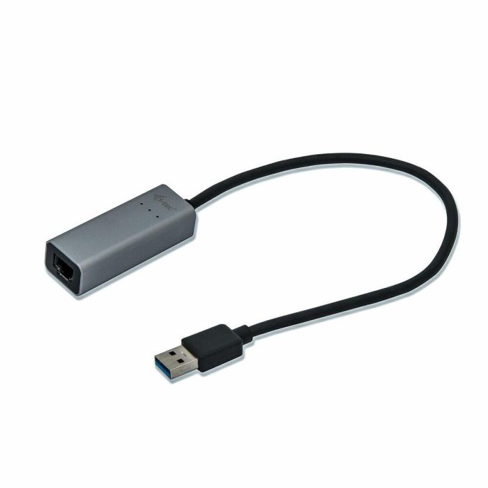 Adaptador USB a Ethernet i-Tec U3METALGLAN Negro 1 Adaptador USB a Ethernet i-Tec U3METALGLAN Negro 1