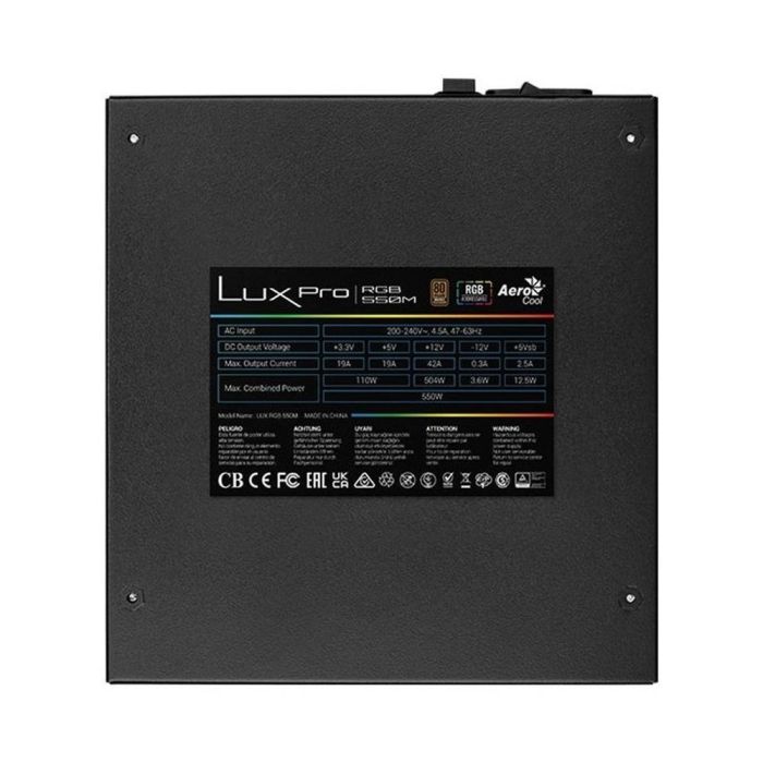 Fuente Alimentacion Aerocool Lux Pro Rgb 2 Fuente Alimentacion Aerocool Lux Pro Rgb 2