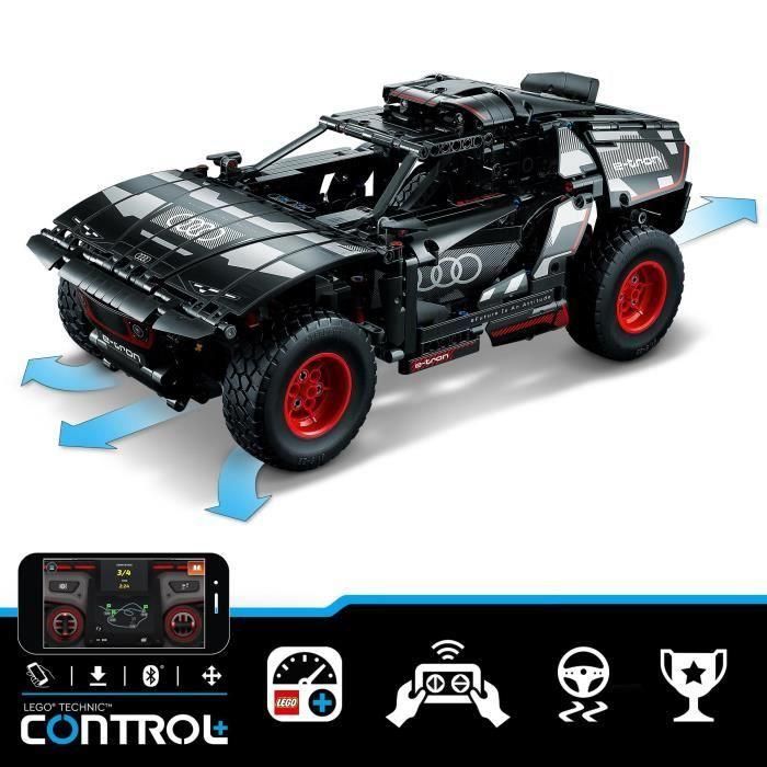 LEGO Technic 42160 Audi RS Q e-tron, Coche de Rally Teledirigido, Modelo Todoterreno Dakar 3 LEGO Technic 42160 Audi RS Q e-tron, Coche de Rally Teledirigido, Modelo Todoterreno Dakar 3