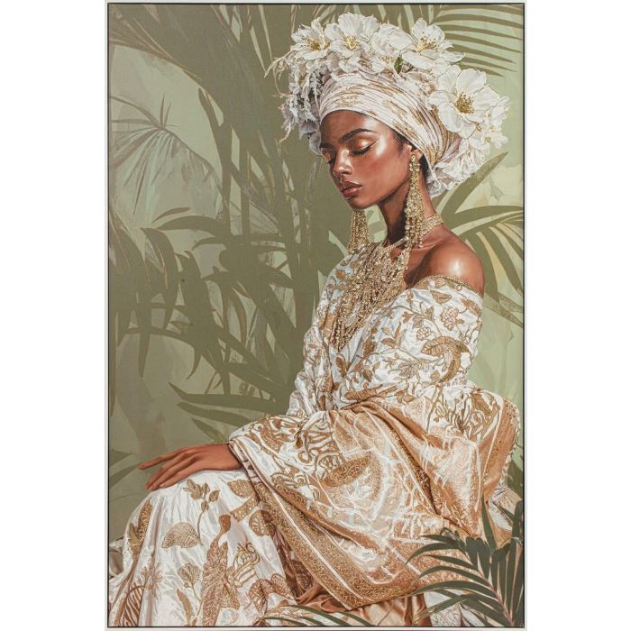 DKD Home Decor Cuadro Colonial Verde Blanco 4.5 x 100 x 150 cm