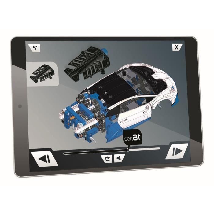 CLEMENTONI - Lamborghini Huracan STO para construir - Ruedas orientables - Manual ilustrado y aplicación para visualización 3D - Fabri 4 CLEMENTONI - Lamborghini Huracan STO para construir - Ruedas orientables - Manual ilustrado y aplicación para visualización 3D - Fabri 4