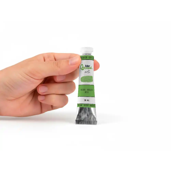Liderpapel Pintura al Óleo Tubo 20 ml Verde Esmeralda 4
