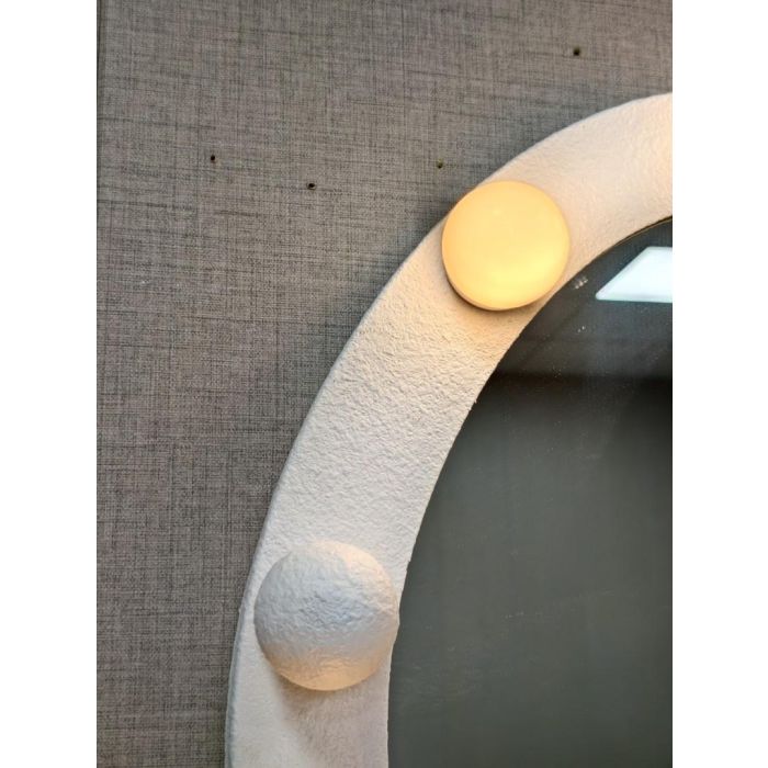 Espejo Moderno DKD Home Decor Blanco 7.5 x 165 x 56.5 cm 2 Espejo Moderno DKD Home Decor Blanco 7.5 x 165 x 56.5 cm 2