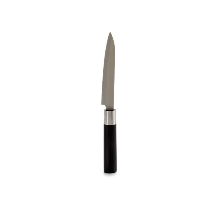 Cuchillo Pequeño Acero Mango Negro Kinvara 2X24CM (24 Unidades) 1 Cuchillo Pequeño Acero Mango Negro Kinvara 2X24CM (24 Unidades) 1