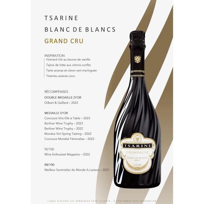 Caja Champagne Tsarine Blanc de Blancs Brut 2