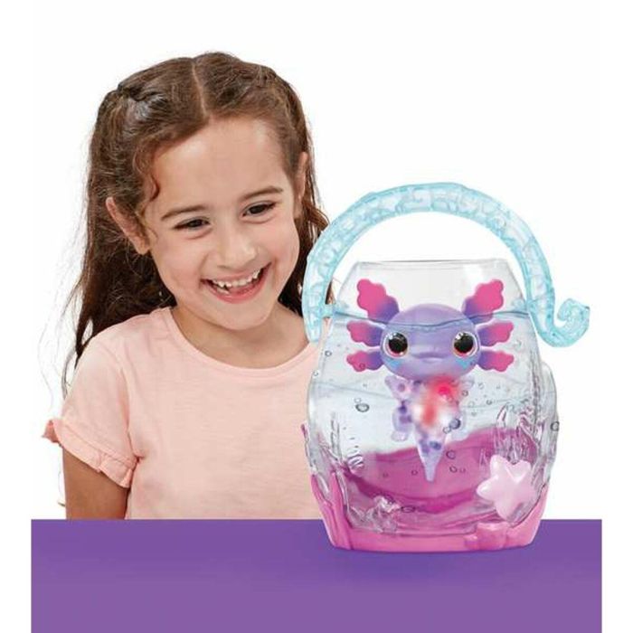 Goliath GOL8720077309432 Peluche interactivo Animagic Axolotl Aquarium 7