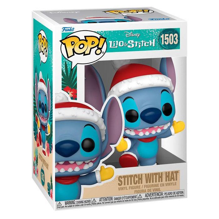 Funko FUN1729246439772 Figura Stitch con gorro 9 cm Multicolor para niños +3 años 0 Funko FUN1729246439772 Figura Stitch con gorro 9 cm Multicolor para niños +3 años 0