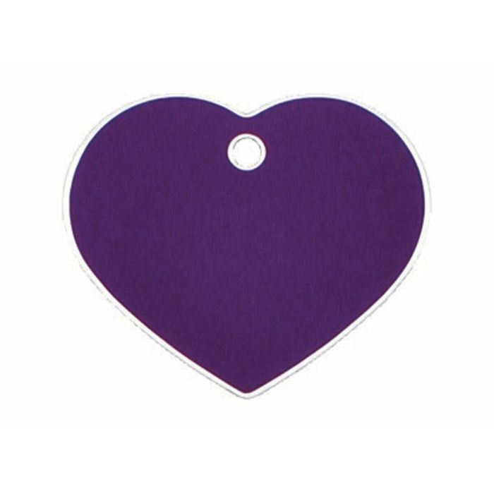 Placa identificativa Imarc Heart Lila