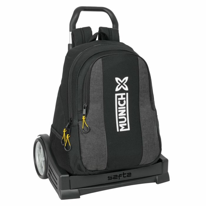 Mochila Escolar con Ruedas Munich Topo Negro 32 x 44 x 16 cm 0 Mochila Escolar con Ruedas Munich Topo Negro 32 x 44 x 16 cm 0