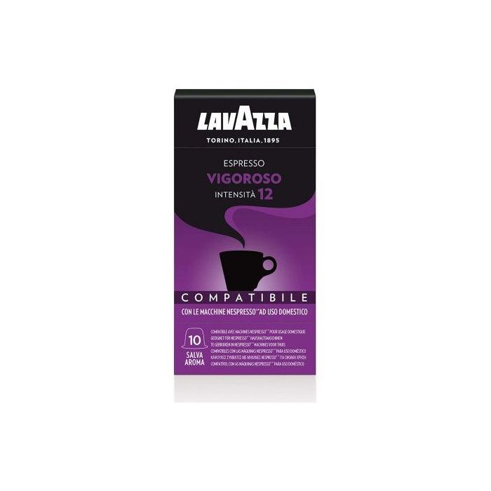 Cápsula Lavazza Vigoroso para cafeteras Nespresso/ Caja de 10 1