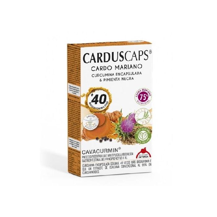 INTERSA Carduscaps 60 Cápsulas con Cúrcuma y Cardo Mariano para el Mantenimiento Articular