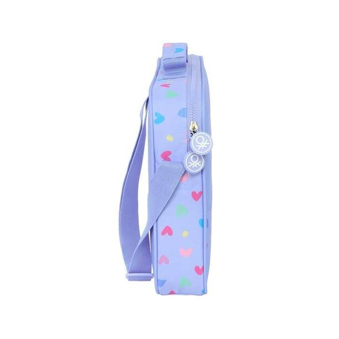 Cartera Escolar Safta Extraescolares Benetton Lila 280x380x60 mm 2 Cartera Escolar Safta Extraescolares Benetton Lila 280x380x60 mm 2