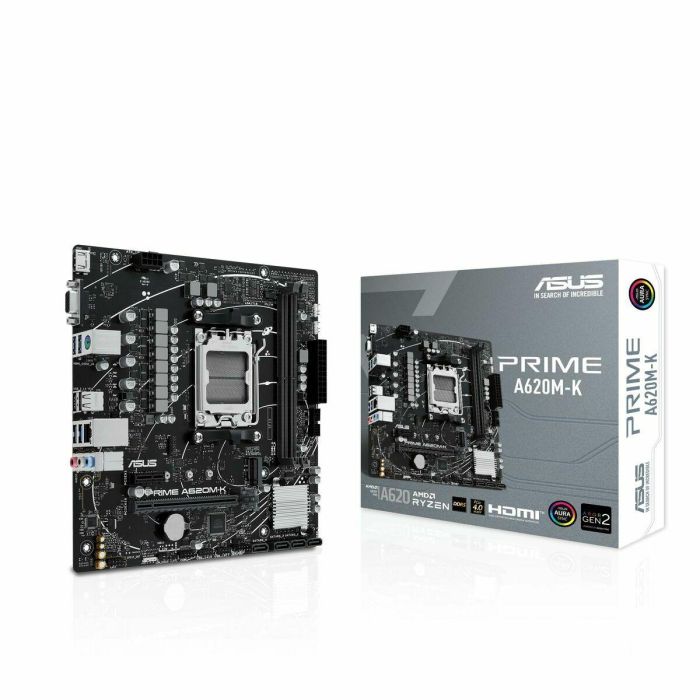ASUS PRIME A620M-K AMD A620 Zócalo AM5 micro ATX 9 ASUS PRIME A620M-K AMD A620 Zócalo AM5 micro ATX 9