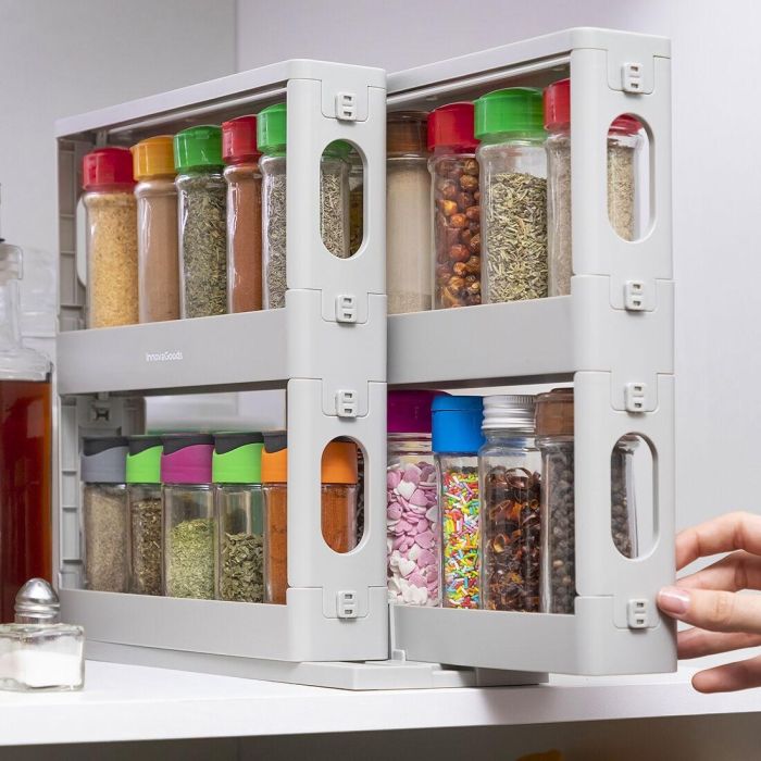 Organizador de Especias Deslizante y Pivotante Rispick InnovaGoods 10 Organizador de Especias Deslizante y Pivotante Rispick InnovaGoods 10