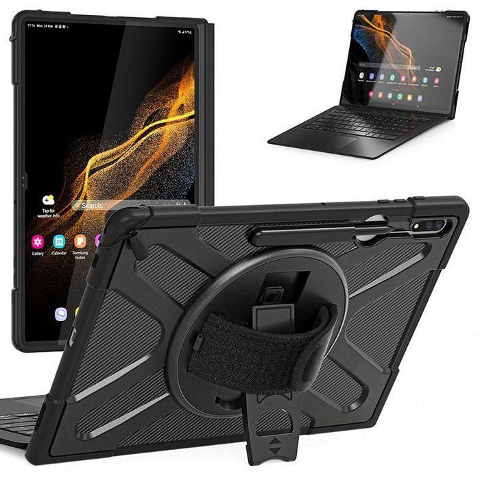 eSTUFF Funda ATLANTA Defender para Samsung Galaxy Tab S8 Ultra - Negra 0 eSTUFF Funda ATLANTA Defender para Samsung Galaxy Tab S8 Ultra - Negra 0