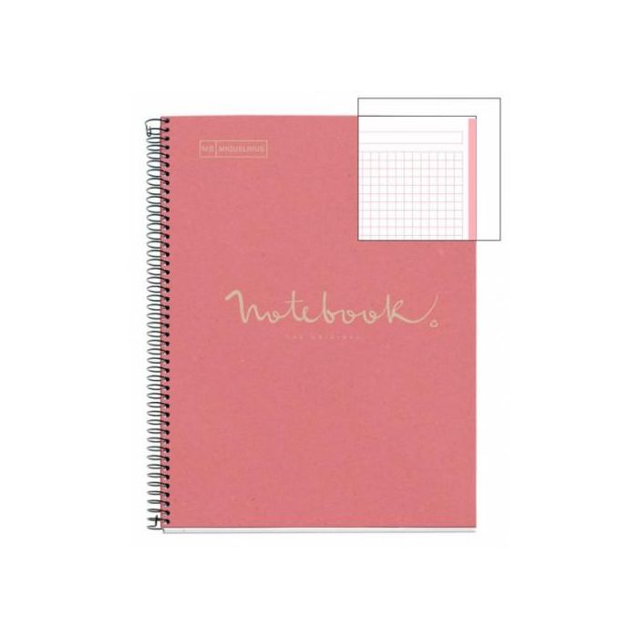 Cuaderno 100% Reciclado Nb-1 A4 80Hojas Ecorosa Emotions Miquelrius 6093