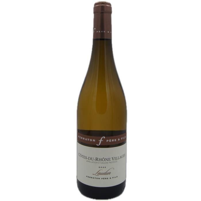 Domaine Ferraton 2023 Côtes du Rhône Villages Laudun - Vino blanco del valle del Ródano