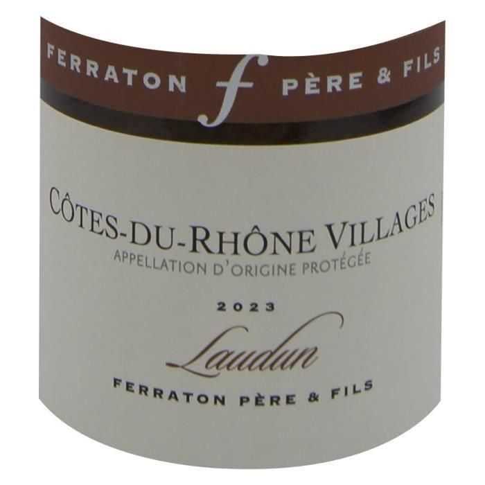 Domaine Ferraton 2023 Côtes du Rhône Villages Laudun - Vino blanco del valle del Ródano 1