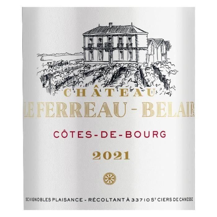 Château Le Ferreau-Belair 2021 Côtes-de-Bourg - Vino tinto Burdeos 1